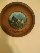 Ozdobny drewniany talerz LICHTENSTEIN