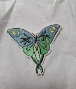 Aplikacja do naszycia, naszywka  motyl, ćma