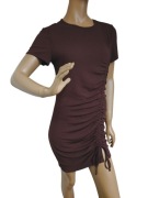 Sukienka ciemnobrązowa rozmiar L