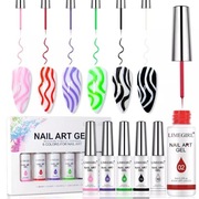 Zestaw lakierów do paznokci UV LED