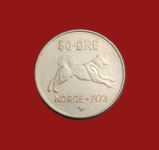 Moneta 50 ore 1973, Norwegia