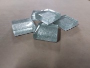 Mozaika szklana kostki luzem srebrny brokat 2,5x2,5cm