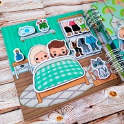 Książeczka na rzepy Toca Boca. Dom rodzinny. 