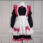 Cosplay Anime Oshi no Ko Moja Gwiazda Manga Przebranie Lolita Pokojówka