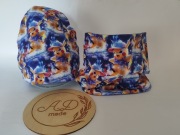 Komplet Czapka +komin Pokemon Pikachu bawełniany wiosenny 