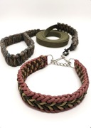 Zestaw HANDMADE: Smycz Treningowa 4,8m + Obroża Martingale Paracord