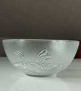 Szklana miska/salaterka "Kwiaty" 