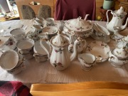 Porcelana Chodzież Róża złota 