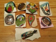 Wpinka Przypinka 9 szt PRL lata 70-te 80-te NIEUŻYWANE ! Zest.10 PKP PTTK 