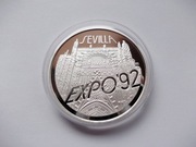 200000 zł 1992, EXPO92  SEVILLA, Ag 999, uncja 31,1g.