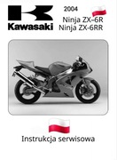 KAWASAKI ZX-6R 636 NINJA 2004r KODY Ksiazka Napraw SERWISOWKA j.POLSKI