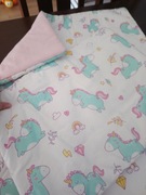 Pościel niemowlęca bawełna premium jednorożec 2w1