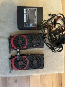 Komplet Mocnych Kart Graficznych SLI MSI GTX980TI + zasilacz Platimax1700 W