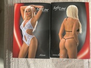 Body z odkrytymi plecami Soft Line Białe rozm.S/L