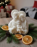 Świeca sojowa duża 500g Święta Rodzina Józef Jezus Maryja prezent