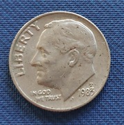 10 CENTÓW USA 1983 ONE DIME LIBERTY Roosevelt