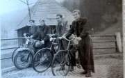 BSA M20 stary motocykl rower