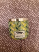 Nowa świeca 3-knotowa Bath&Body works Golden berry mistletoe