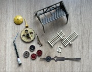 Części złom makieta diorama 1:87 h0 koła budynek ogrodzenie kolejka