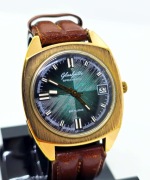 GlASHUTTE męski zegarek naręczny z automatycznycznym mechanizmem
