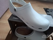 Klapki FitClog Białe Medyczne Apteczne Robocze 44