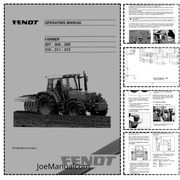 Fendt Farmer 307 308 309 310 311 312 Turbo Turbomatic Instrukcja obsługi