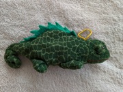 Zielona maskotka kameleon smok jaszczurka dinozaur jak nowa