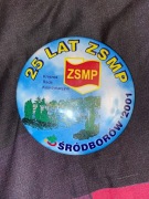 Przypinka 25 lat ZSMP 
