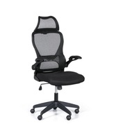 Czarne krzesło biurowe