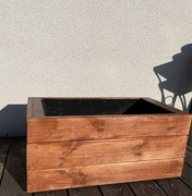 Donica tarasowa drewniana (wysoka jakość) 