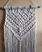 Makrama na ścianę, boho, rękodzieło