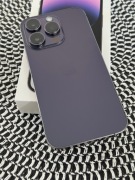 Jak Nowy iPhone 14 Pro 128 GB - Deep Purple + akcesoria