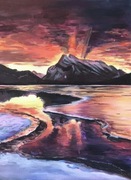 Obraz akryl na kartonie