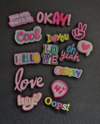 Przypinki do crocks, przypinki do butów, chodaki, mule, piny,