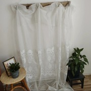 Firanka biała 170x260 cm lekka klasyczna dekoracja okna