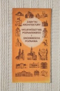 Zabytki architektury województwa poznańskiego i śródmieścia Poznania - mapa