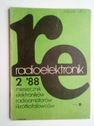Radioelektronik miesięcznik 2/88  (spis treści na zdjęciu)