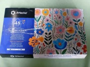 Pisaki akrylowe 48 kolorów podwójna końcówka do malowania rękodzieła zestaw