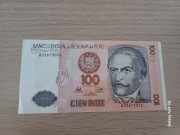 Banknot 100 Inti z Peru