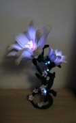 Kwiat LED lampka rękodzieło z drucików kreatywnych 