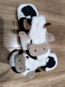 Modne kapcie papcie Krówki Pluszowe misie 