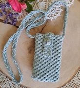 Makrama torebka Etui na telefon 