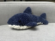 Szydełkowany pluszak Rekin