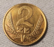 Moneta 2zl z roku 1977 