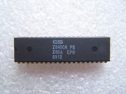 Bardzo stary procesor porcelanowy GS model Z80A CPU