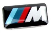 Naklejka Znaczek BMW Mpower Performance Emblemat Kluczyk Pilot logo 18x11 