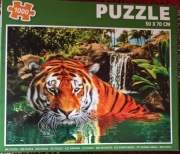 Puzzle 1000 el. tygrys  Creative