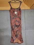 Sukienka cekiny róże sylwester NOWA