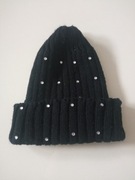 Ciepła dziecięca czapka z cekinami r uniwer