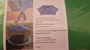 Daszek cieniujacy na trampolinę 
